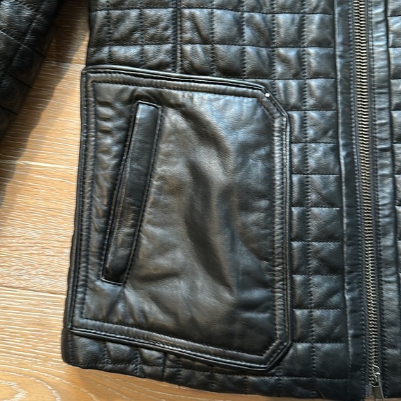 EUC Joie Leather Biker Jacket - Picture 6 of 12